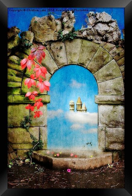 Once-Upon-A Dream Framed Print by Christine Lake