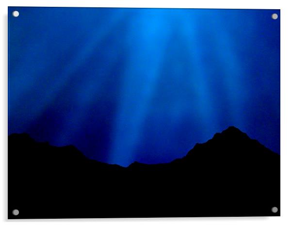 highland lights Acrylic by dale rys (LP)