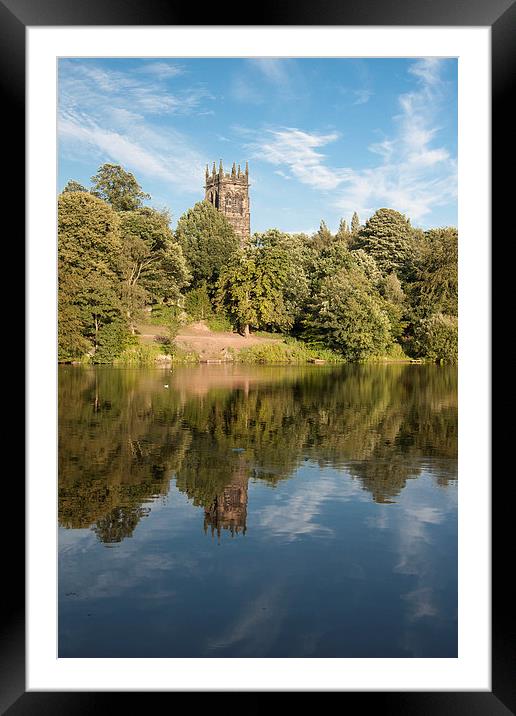 St. Marys Reflected Framed Mounted Print by Sean Wareing