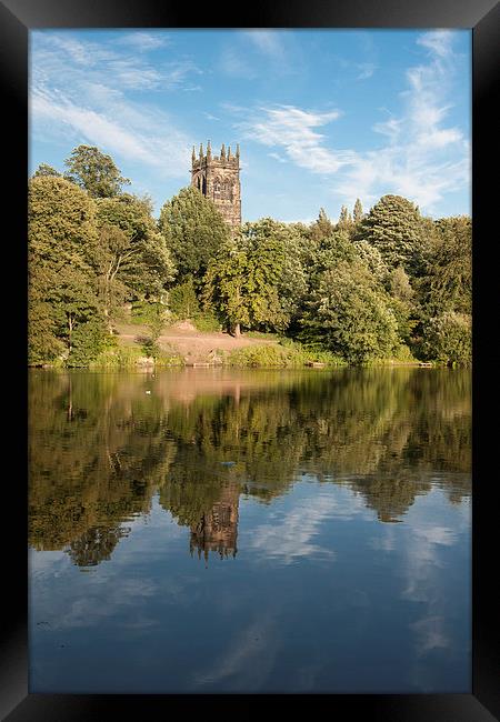 St. Marys Reflected Framed Print by Sean Wareing