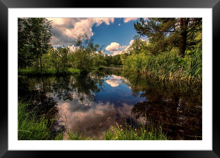 Loch Reflections Framed Mounted Print by Sam Smith