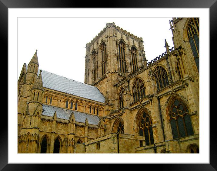 Minster Framed Mounted Print by Alison Ward