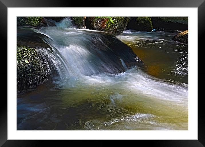rush to calm Framed Mounted Print by keith sutton