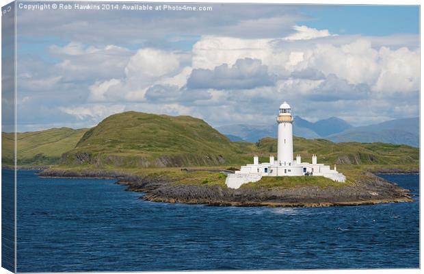 Lismore Lighthouse Canvas Print by Rob Hawkins