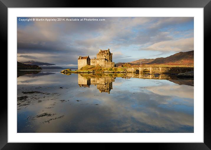 Eilean Donan Castle Sunrise Framed Mounted Print by Martin Appleby