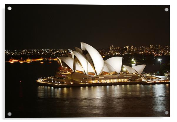 Sydney Sky Acrylic by Adam Levy