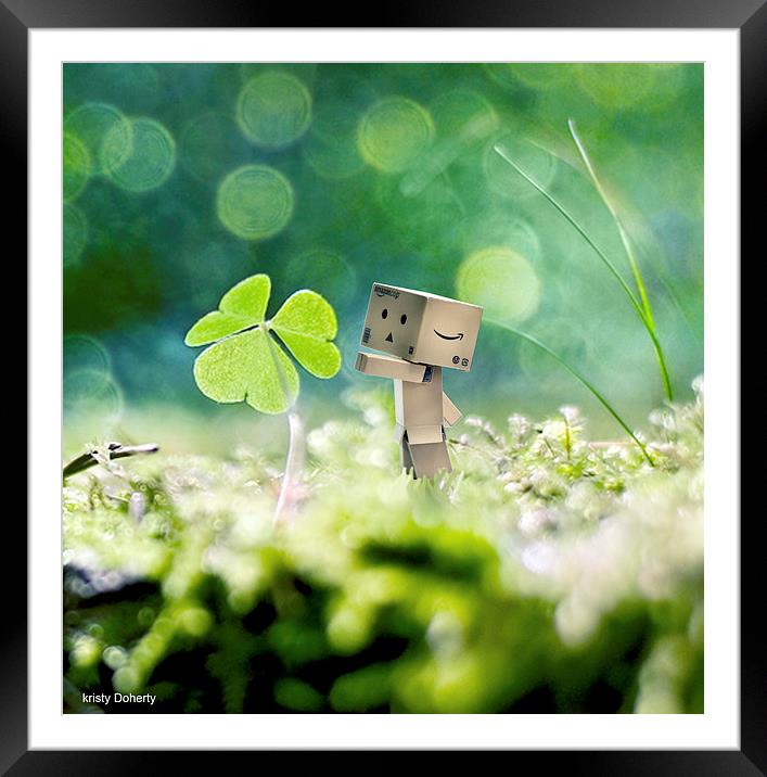 A little luck Framed Mounted Print by kristy doherty