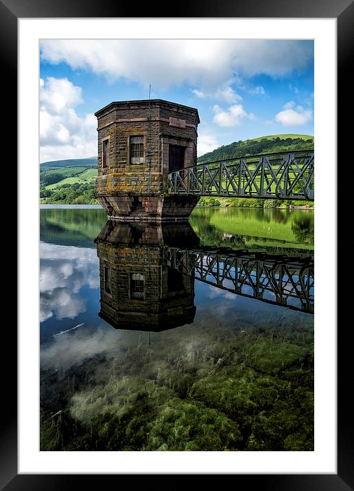 Talybont Reservoir Framed Mounted Print by Katie Mitchell