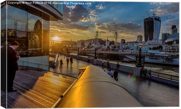  End of the Day Canvas Print by Neal P