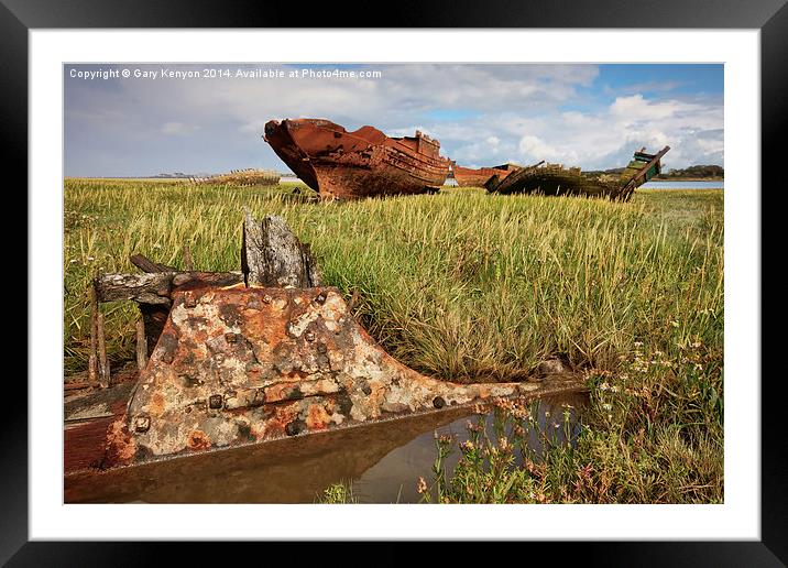 Shipwrecks Framed Mounted Print by Gary Kenyon