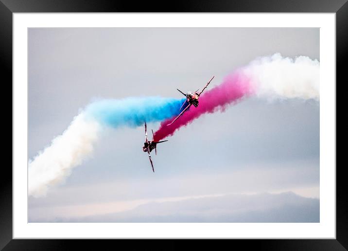  Red Arrows - Pit Day Framed Mounted Print by J Biggadike