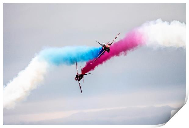  Red Arrows - Pit Day Print by J Biggadike