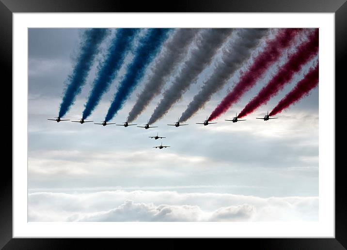 Red Arrows and Gnats Framed Mounted Print by J Biggadike