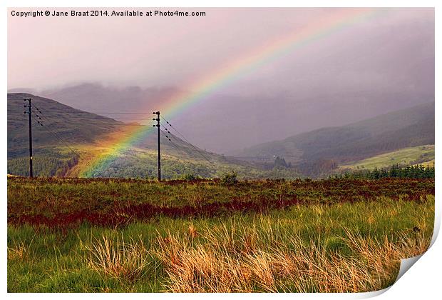  Rainbow End Print by Jane Braat