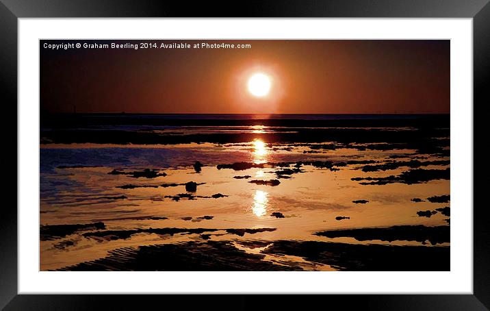 Paint me a Sunset Framed Mounted Print by Graham Beerling
