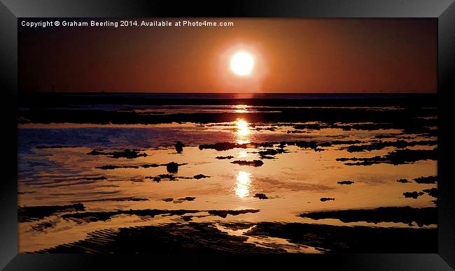 Paint me a Sunset Framed Print by Graham Beerling