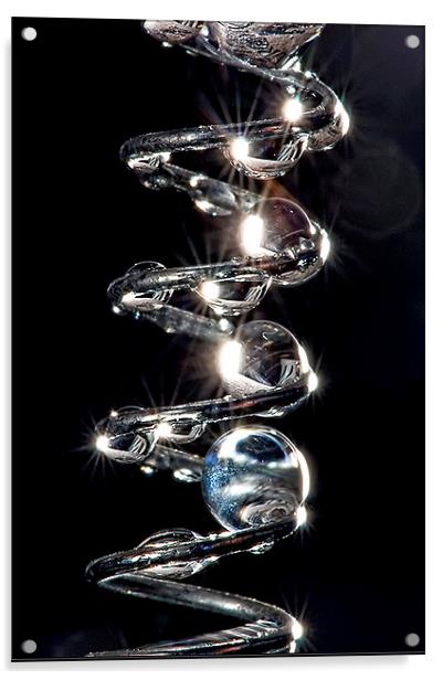 spiral constellation Acrylic by Jovan Miric
