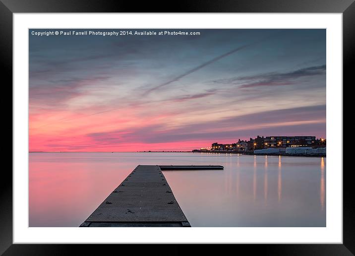  West Kirby afterburn Framed Mounted Print by Paul Farrell Photography