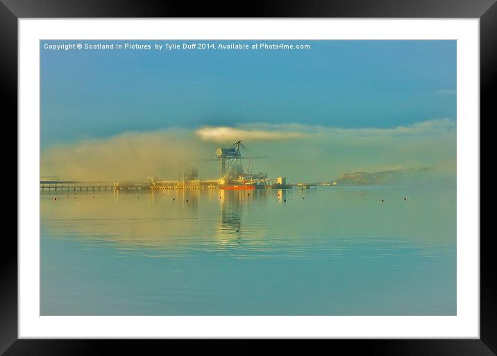  Summer Mist at Hunterston Framed Mounted Print by Tylie Duff Photo Art