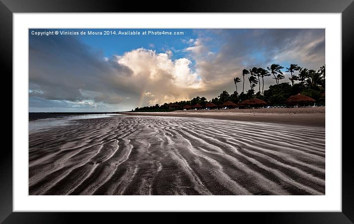 Follow the lines Framed Mounted Print by Vinicios de Moura