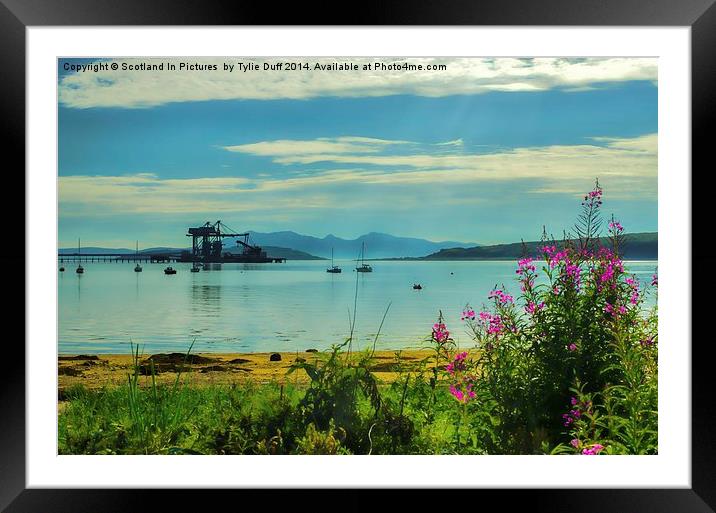  Summer Day at Fairlie Framed Mounted Print by Tylie Duff Photo Art