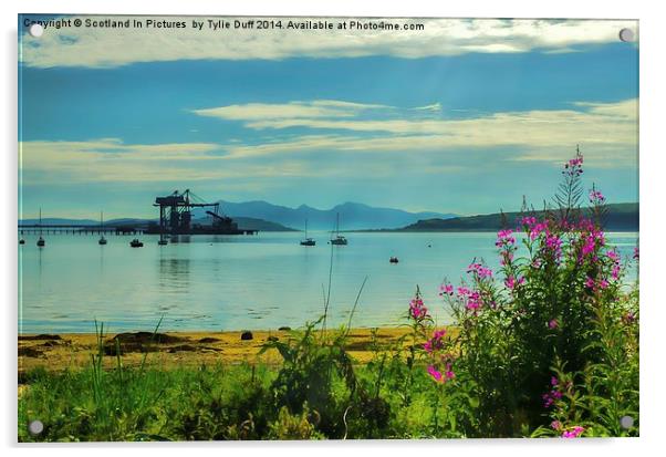  Summer Day at Fairlie Acrylic by Tylie Duff Photo Art