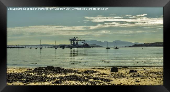 Fairlie over Clyde to Arran  Framed Print by Tylie Duff Photo Art