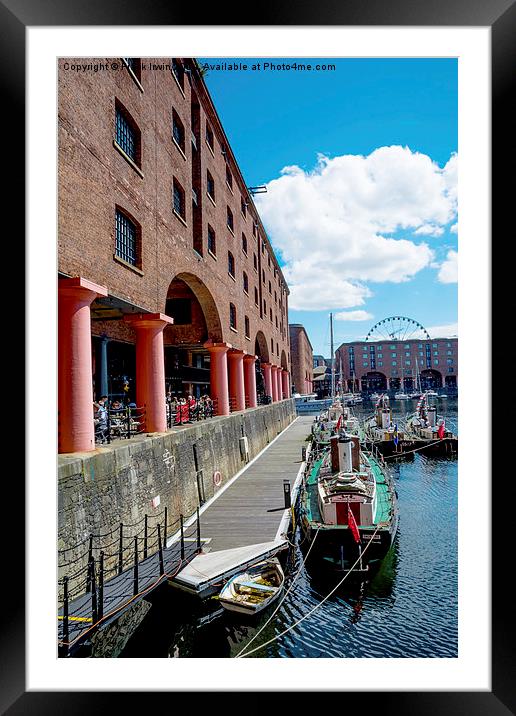  Albert Dock, one of the hidden views Framed Mounted Print by Frank Irwin