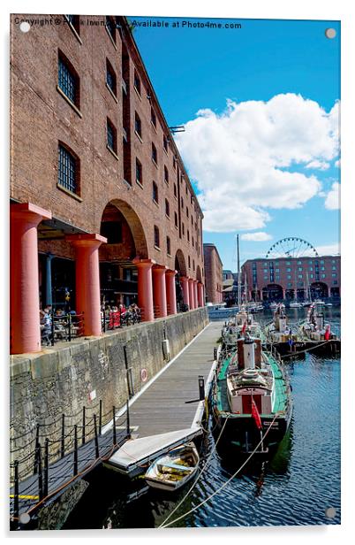  Albert Dock, one of the hidden views Acrylic by Frank Irwin