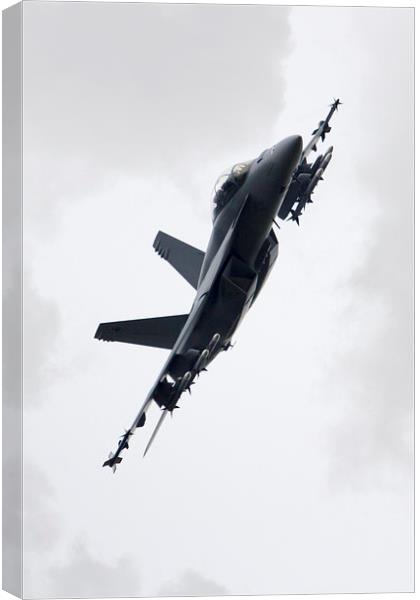  F18 Super Hornet Canvas Print by J Biggadike