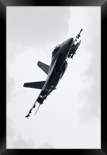  F18 Super Hornet Framed Print by J Biggadike