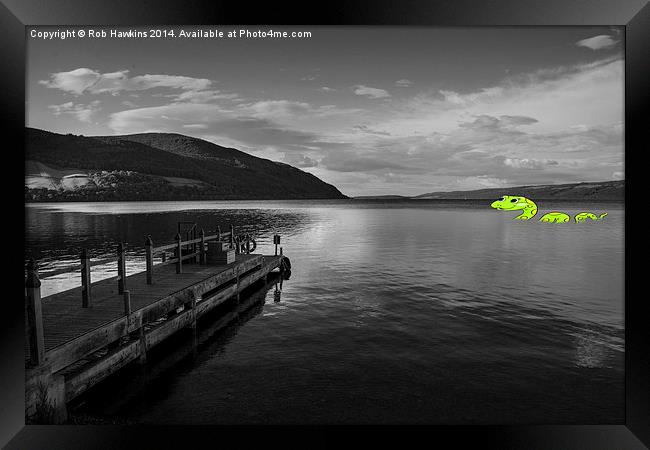  Nessie  Framed Print by Rob Hawkins