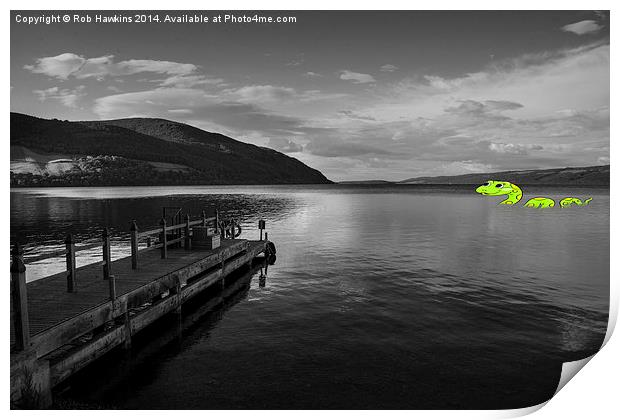  Nessie  Print by Rob Hawkins