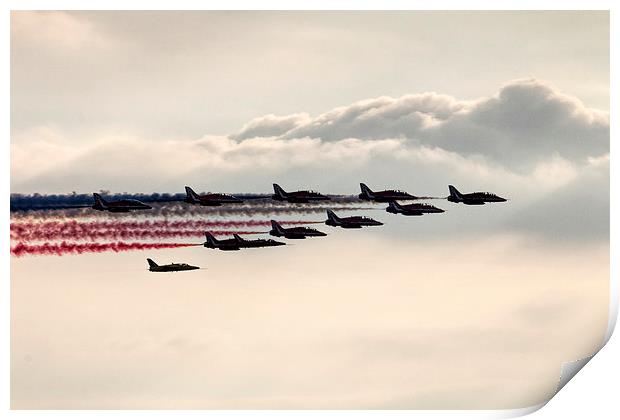 Red Arrows and Gnats   Print by J Biggadike