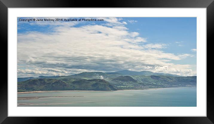 Anglesey from the Great Orme Framed Mounted Print by Jane McIlroy