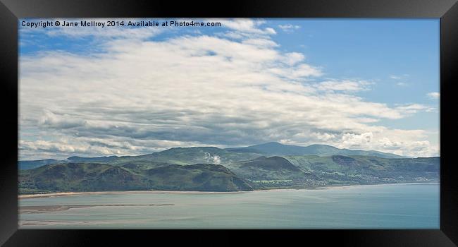 Anglesey from the Great Orme Framed Print by Jane McIlroy