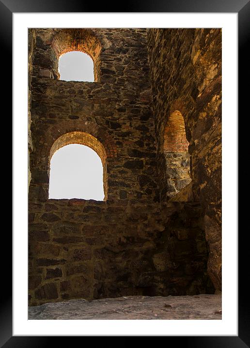  Wheal Coats Engine House Framed Mounted Print by Brian Roscorla