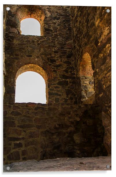  Wheal Coats Engine House Acrylic by Brian Roscorla