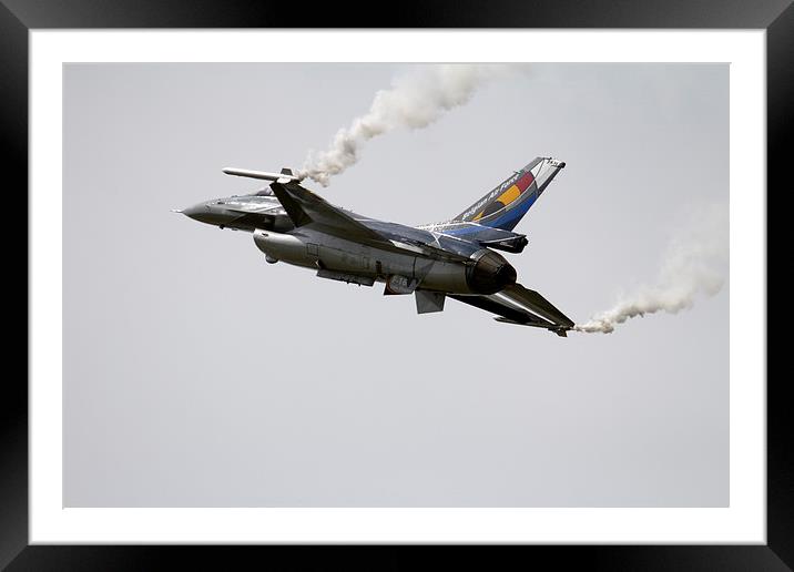 Belgian F-16  Framed Mounted Print by J Biggadike