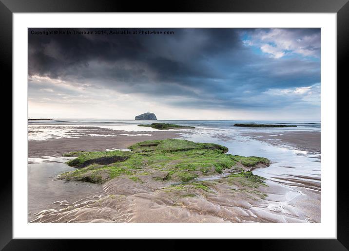 Bass Rock from Seacliff Framed Mounted Print by Keith Thorburn EFIAP/b