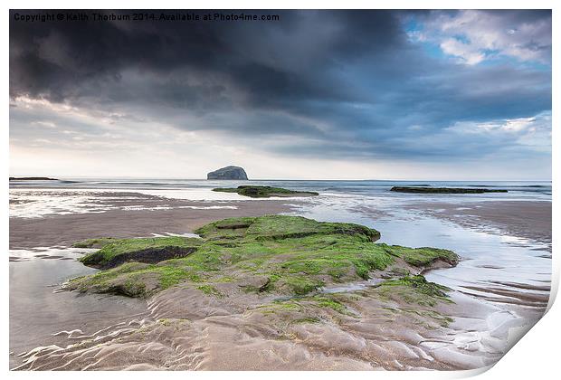 Bass Rock from Seacliff Print by Keith Thorburn EFIAP/b