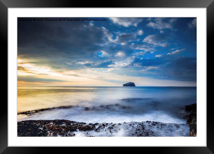 Evening over the Rock Framed Mounted Print by Keith Thorburn EFIAP/b
