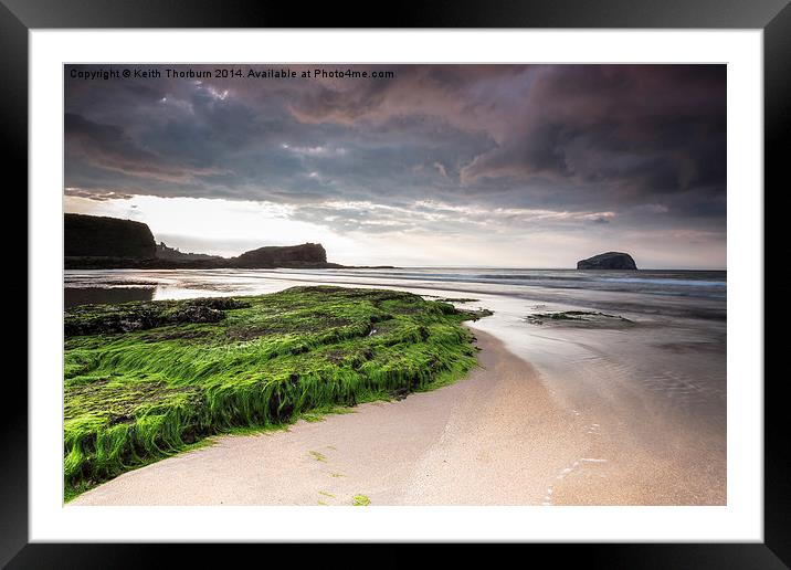 Seacliff view of Bass Rock Framed Mounted Print by Keith Thorburn EFIAP/b