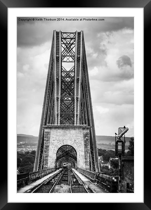 Forth Rail Bridge Framed Mounted Print by Keith Thorburn EFIAP/b