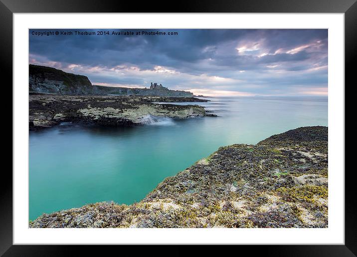  Tantallon Castle Framed Mounted Print by Keith Thorburn EFIAP/b