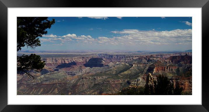 Point Imperial Panorama Framed Mounted Print by Angela Rowlands