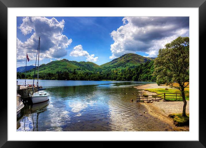 South End of Ullswater Framed Mounted Print by Tom Gomez