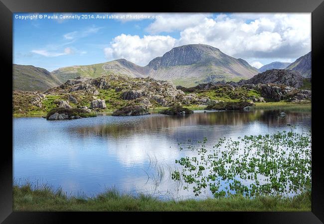  Innominate Tarn and Great Gable Framed Print by Paula Connelly