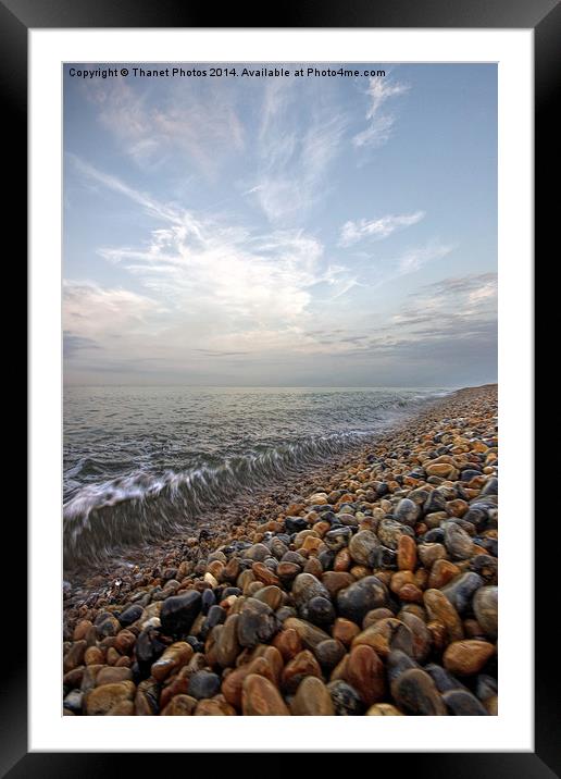  The Beach Framed Mounted Print by Thanet Photos