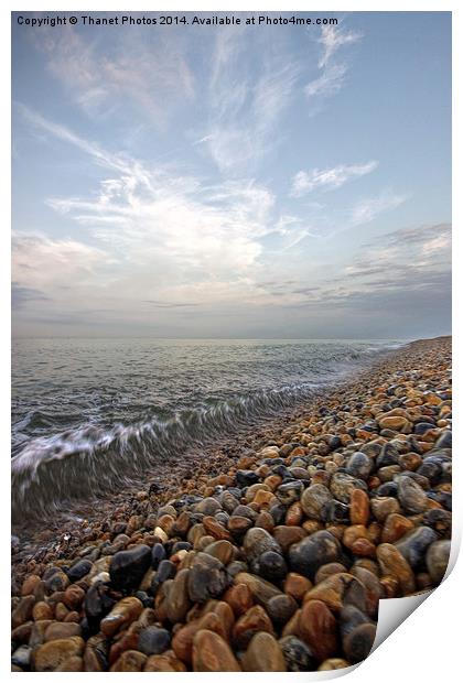  The Beach Print by Thanet Photos